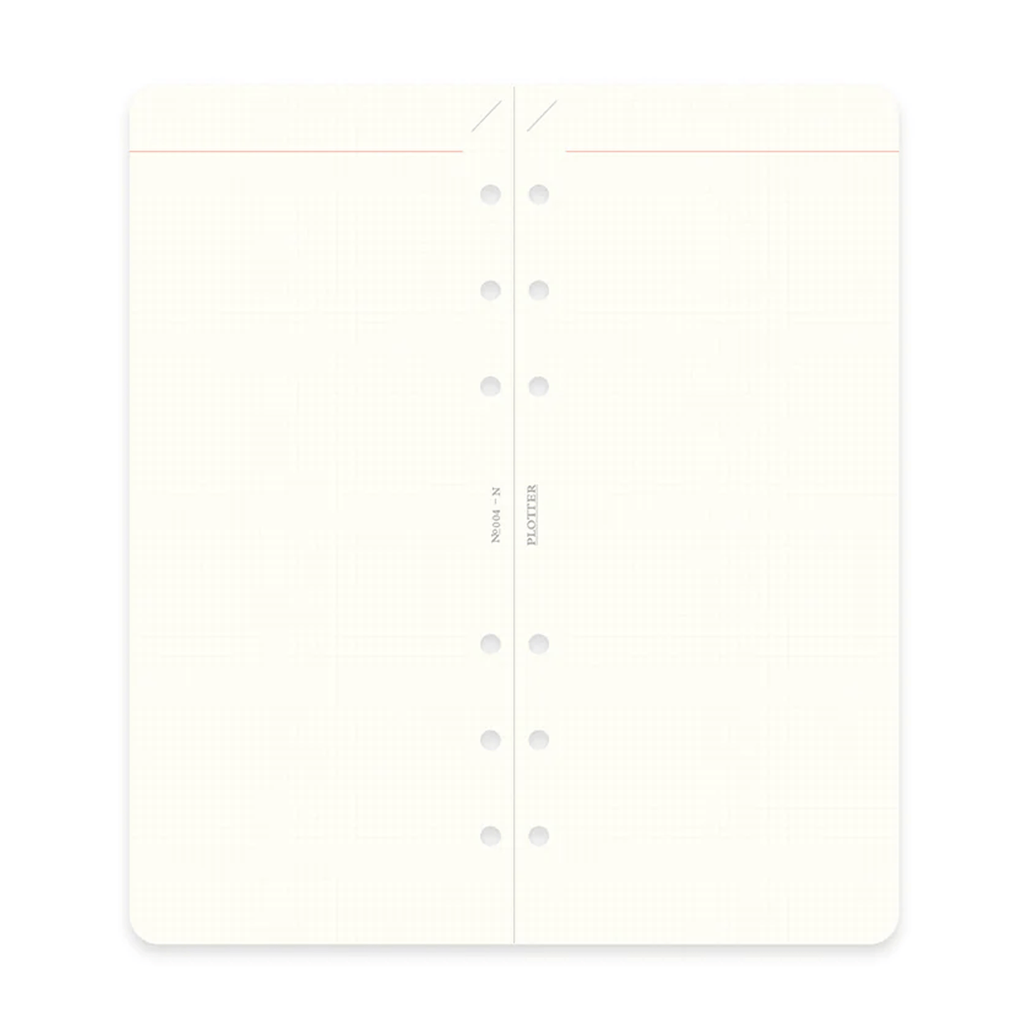 PLOTTER Refill Memo Pad 2mm Grid (80 Sheets) - Narrow Size