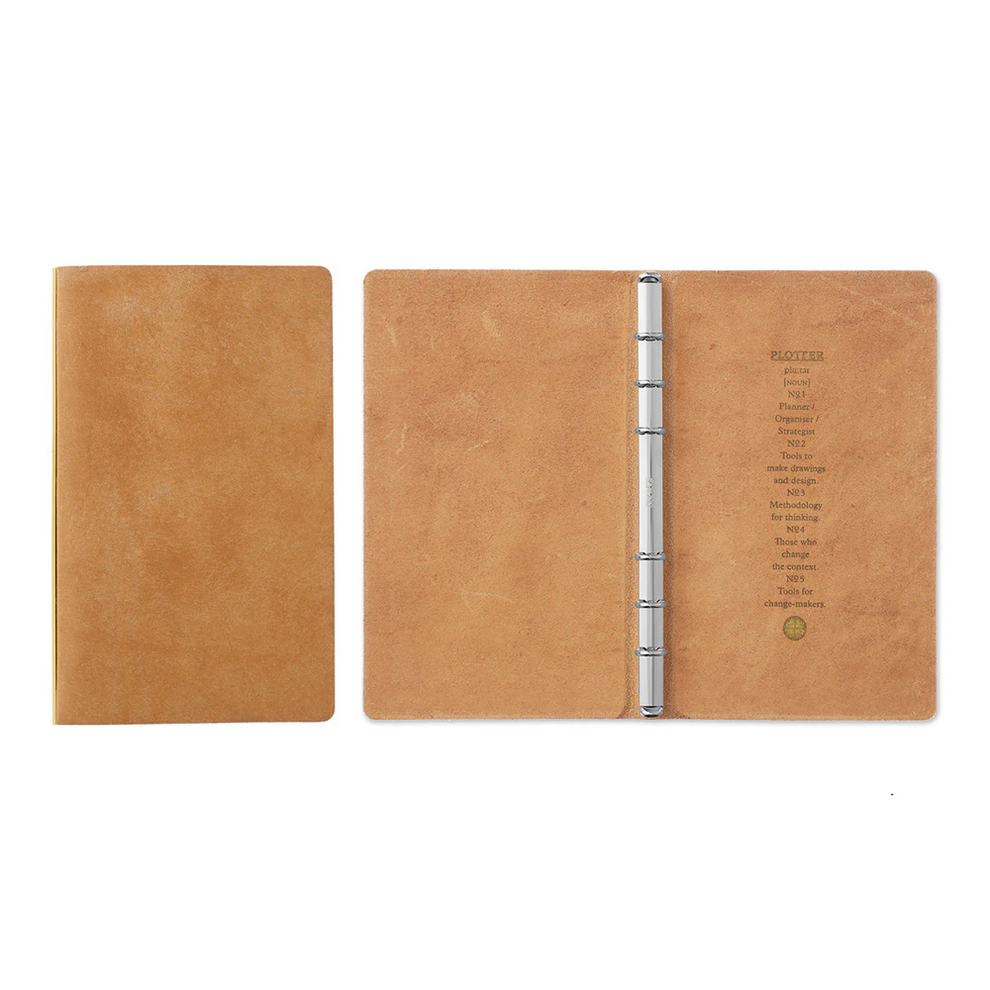 PLOTTER Bible Size Pueblo 6-Ring Leather Binder - Beige – Dromgoole's ...