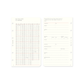 PLOTTER DIARY 2026 Monthly Schedule Refill - Mini Size