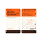 PLOTTER DIARY 2026 Monthly Schedule Refill - Mini Size