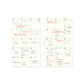 PLOTTER DIARY 2026 Monthly Schedule Refill - Mini Size