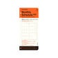 PLOTTER DIARY 2026 Monthly Schedule Refill - Narrow Size