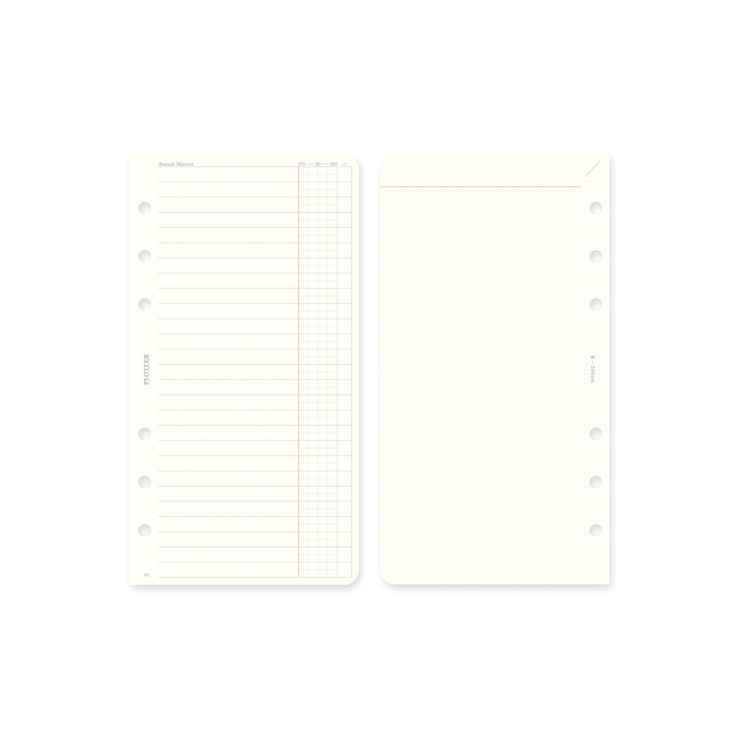 PLOTTER DIARY 2026 Weekly Schedule Refill - Bible Size