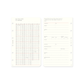 PLOTTER DIARY 2026 Weekly Schedule Refill - Mini Size