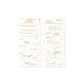 PLOTTER DIARY 2026 Weekly Schedule Refill - Narrow Size