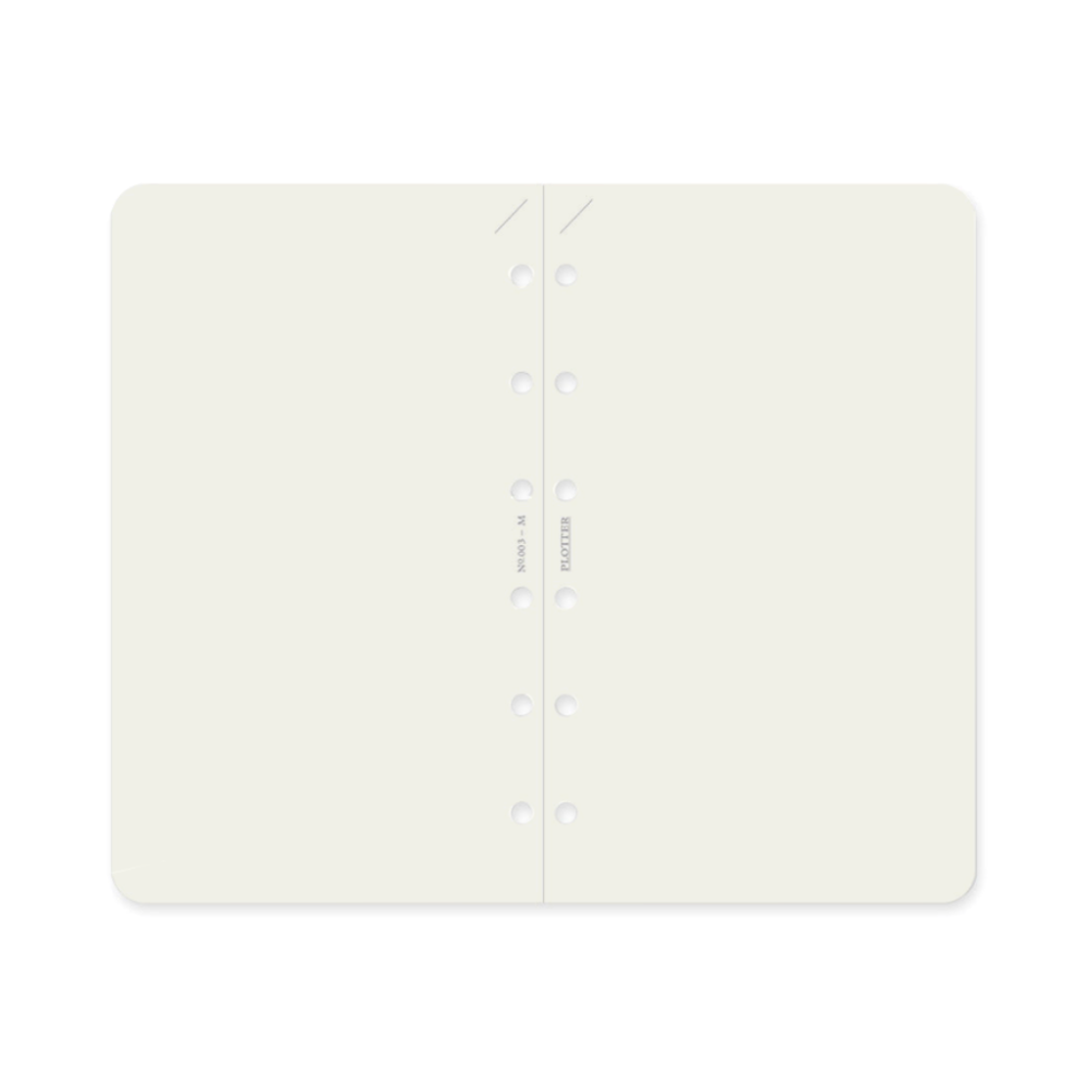 PLOTTER Refill Memo Pad Plain (80 Sheets) - Mini Size