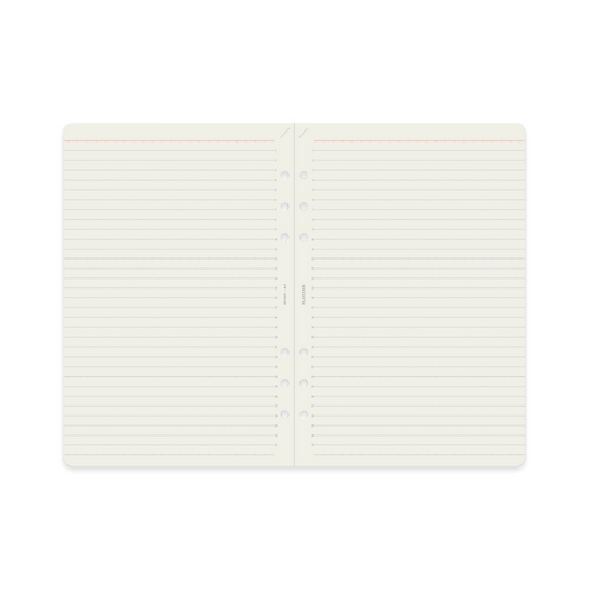 PLOTTER Refill Memo Pad 6mm Ruled (80 Sheets) - A5 Size