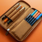 PLOTTER Long Zipper Pen Case - Gray