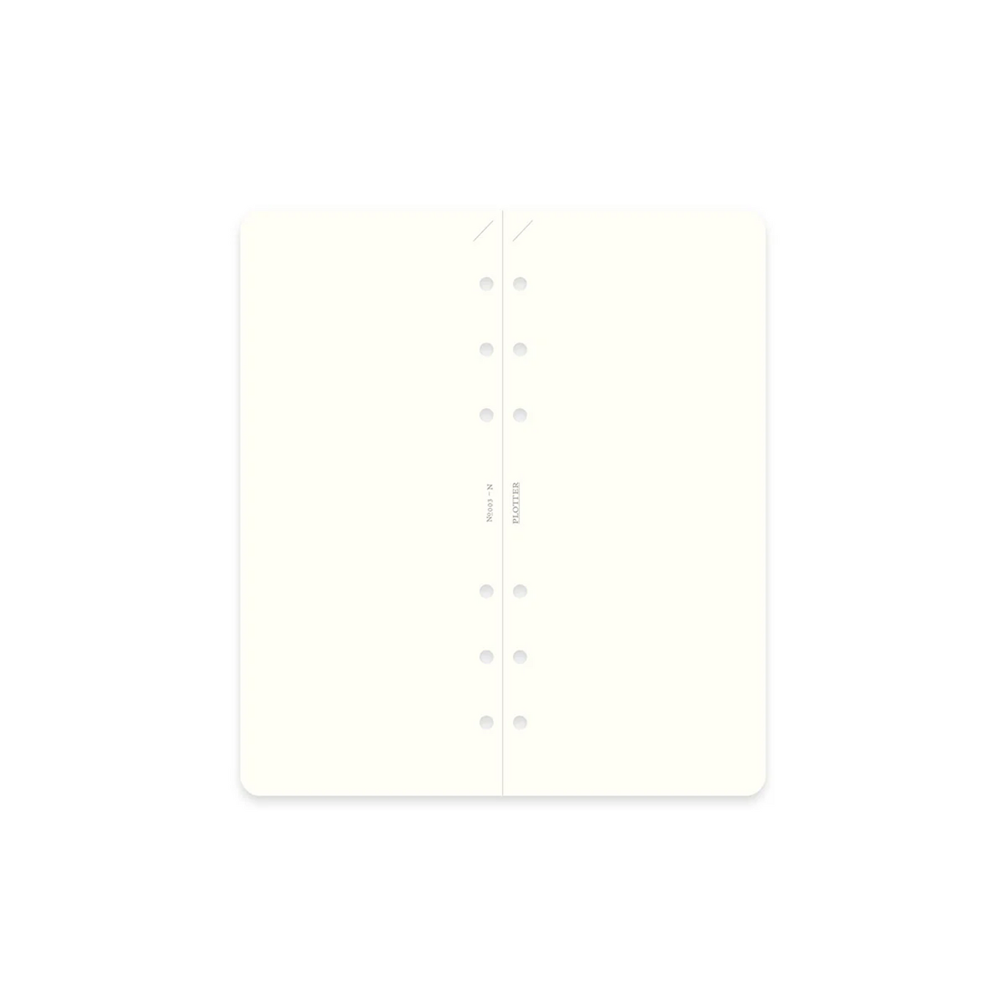 PLOTTER Refill Memo Pad Plain (80 Sheets) - Narrow Size