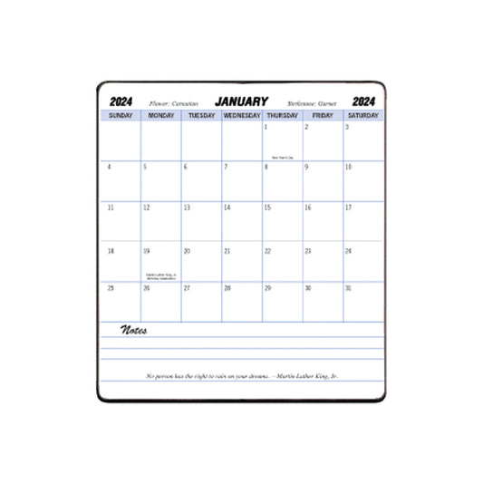 Payne 2024 Skivertex Monthly Pocket Planner Planner (3.5" x 6.5") (Assorted)