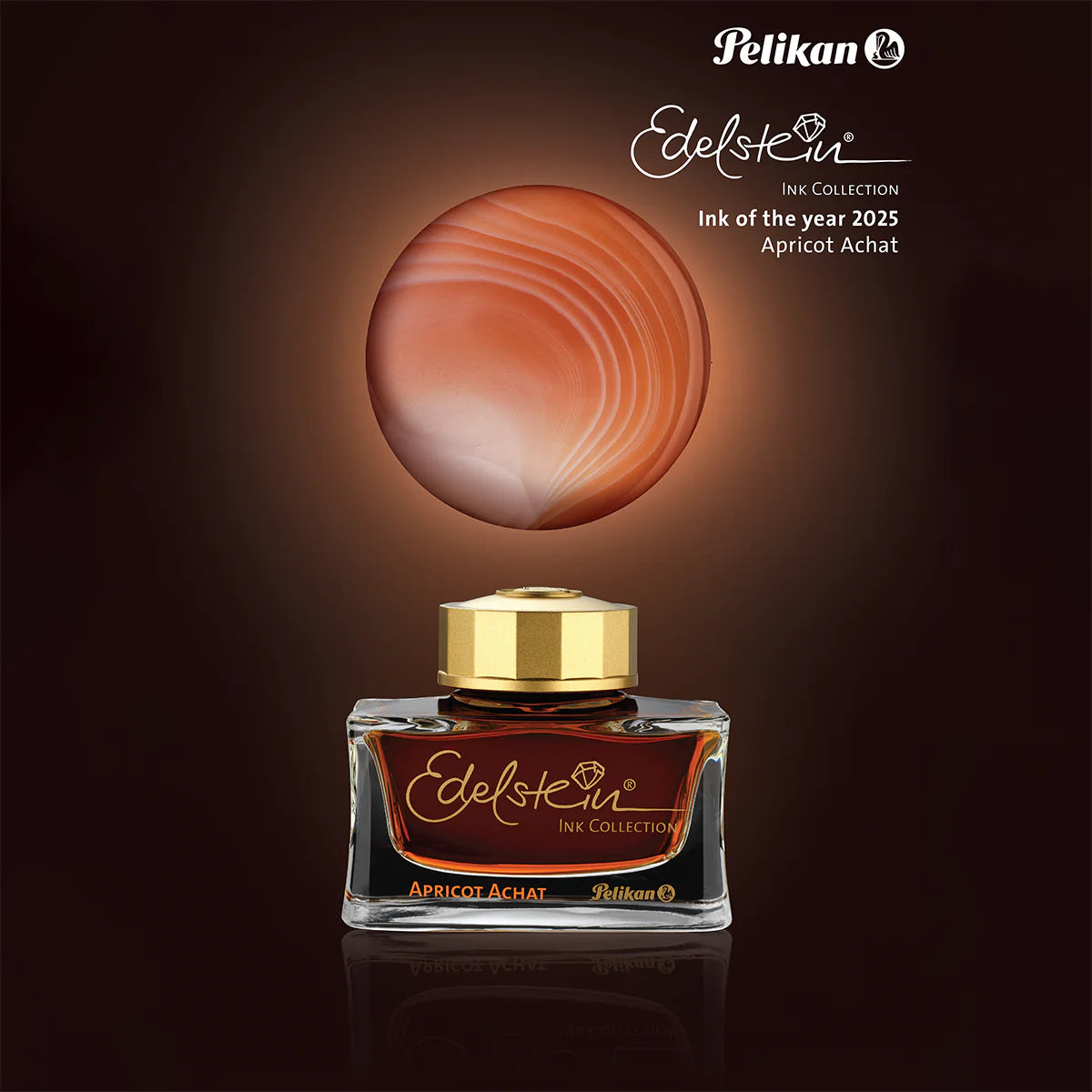 Pelikan Edelstein Apricot Achat Bottled Ink (50ml)
