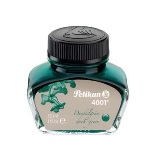 Pelikan 4001 Dark Green Bottled Ink (65ml)