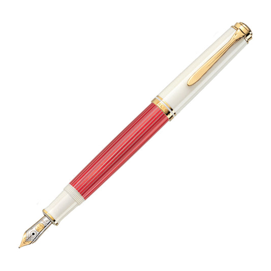 Pelikan Souverän M600 Series Fountain Pen - Red-White (Special Edition)
