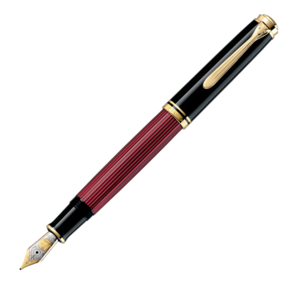 Pelikan Souverän M800 Fountain Pen - Black/Red