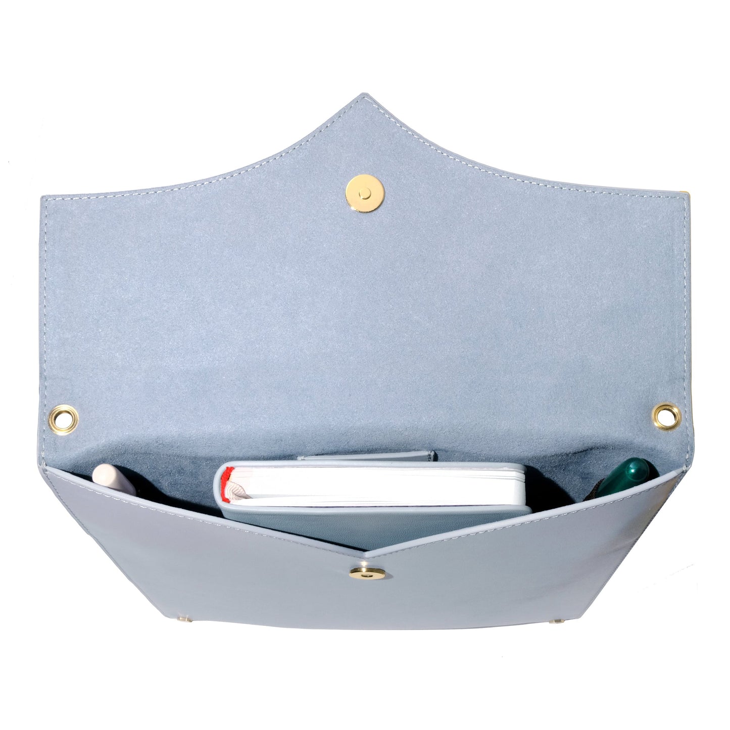Ferris Wheel Press Leather Stationery Collection The Pendant Folio A5 - Light Blue