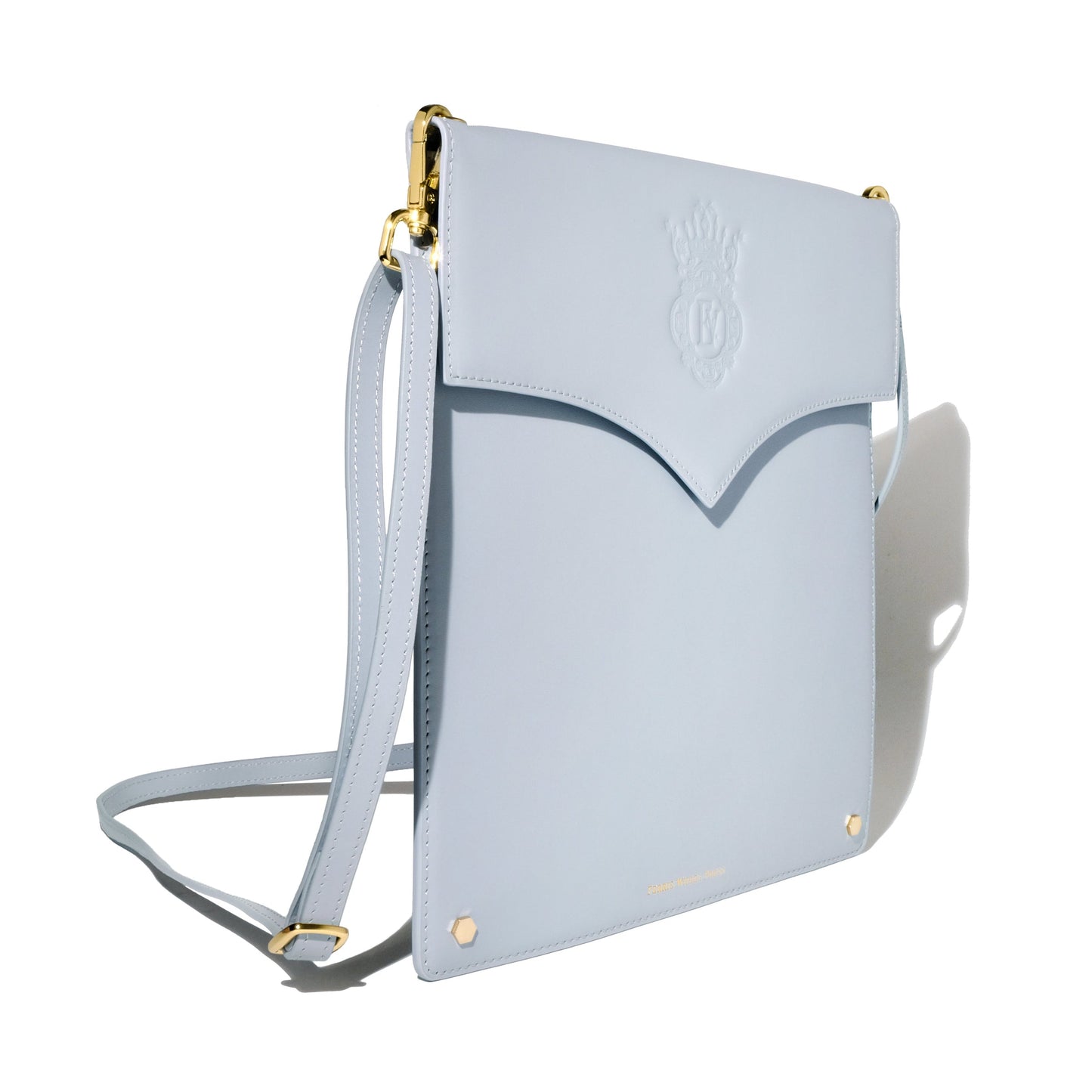 Ferris Wheel Press Leather Stationery Collection The Pendant Folio A5 - Light Blue