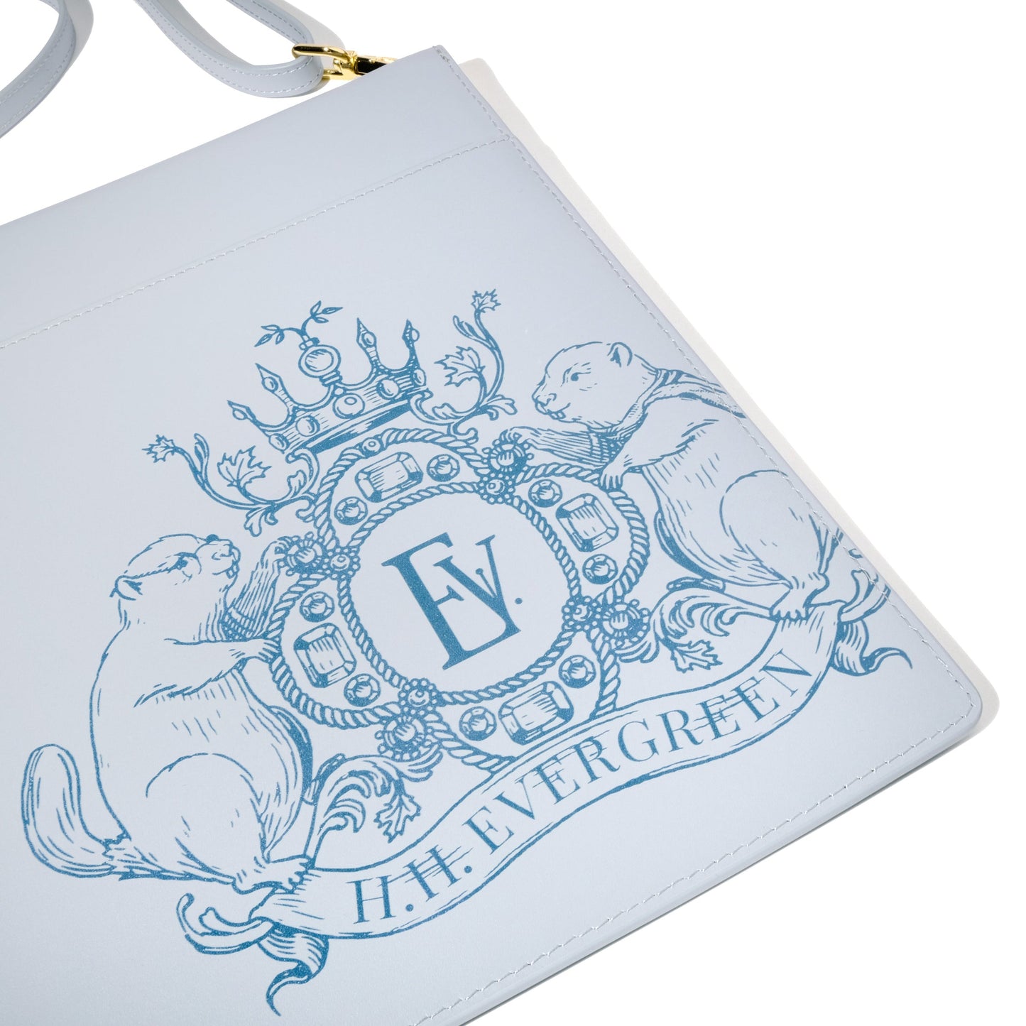 Ferris Wheel Press Leather Stationery Collection The Pendant Folio A5 - Light Blue