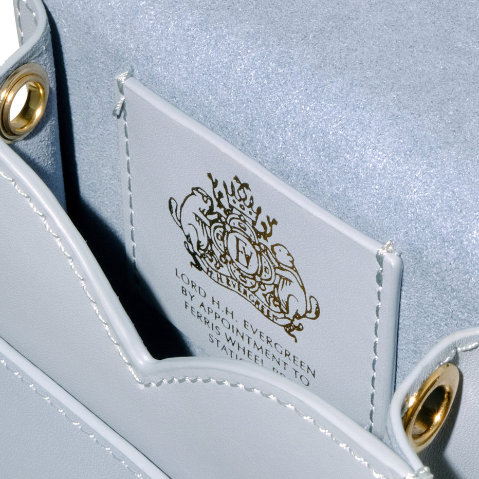 Ferris Wheel Press Leather Stationery Collection The Pendant Purse - Light Blue