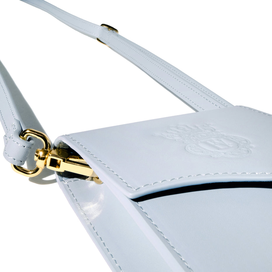 Ferris Wheel Press Leather Stationery Collection The Pendant Purse - Light Blue