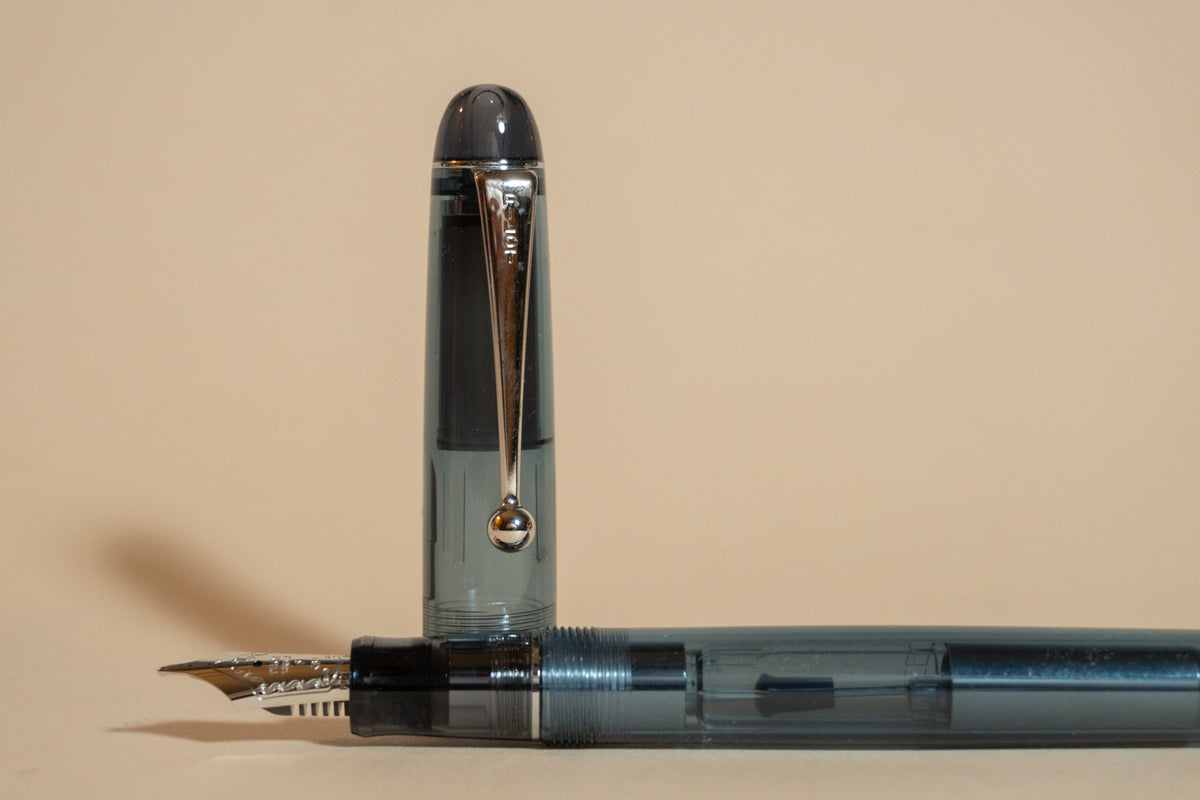 Pre-Owned Pilot Custom 74 Blue Stone Fountain Pen - Broad