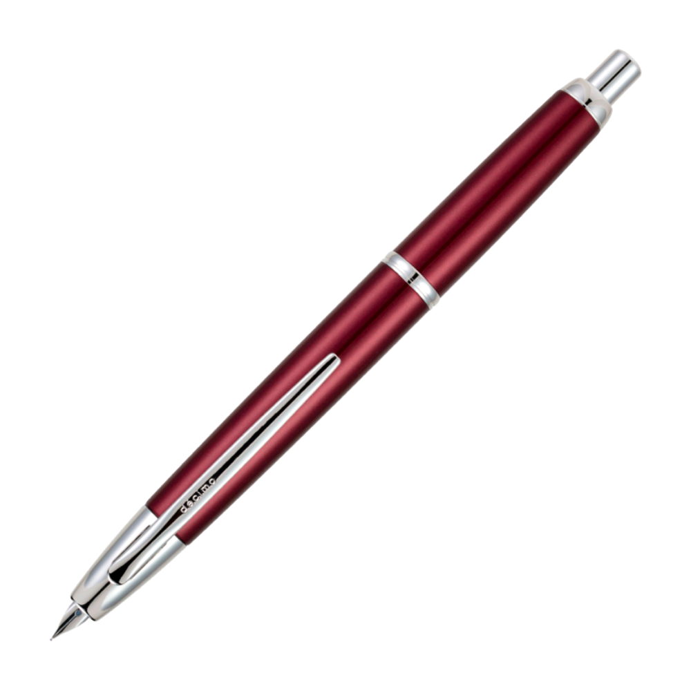 Pilot Vanishing Point Décimo Fountain Pen - Burgundy