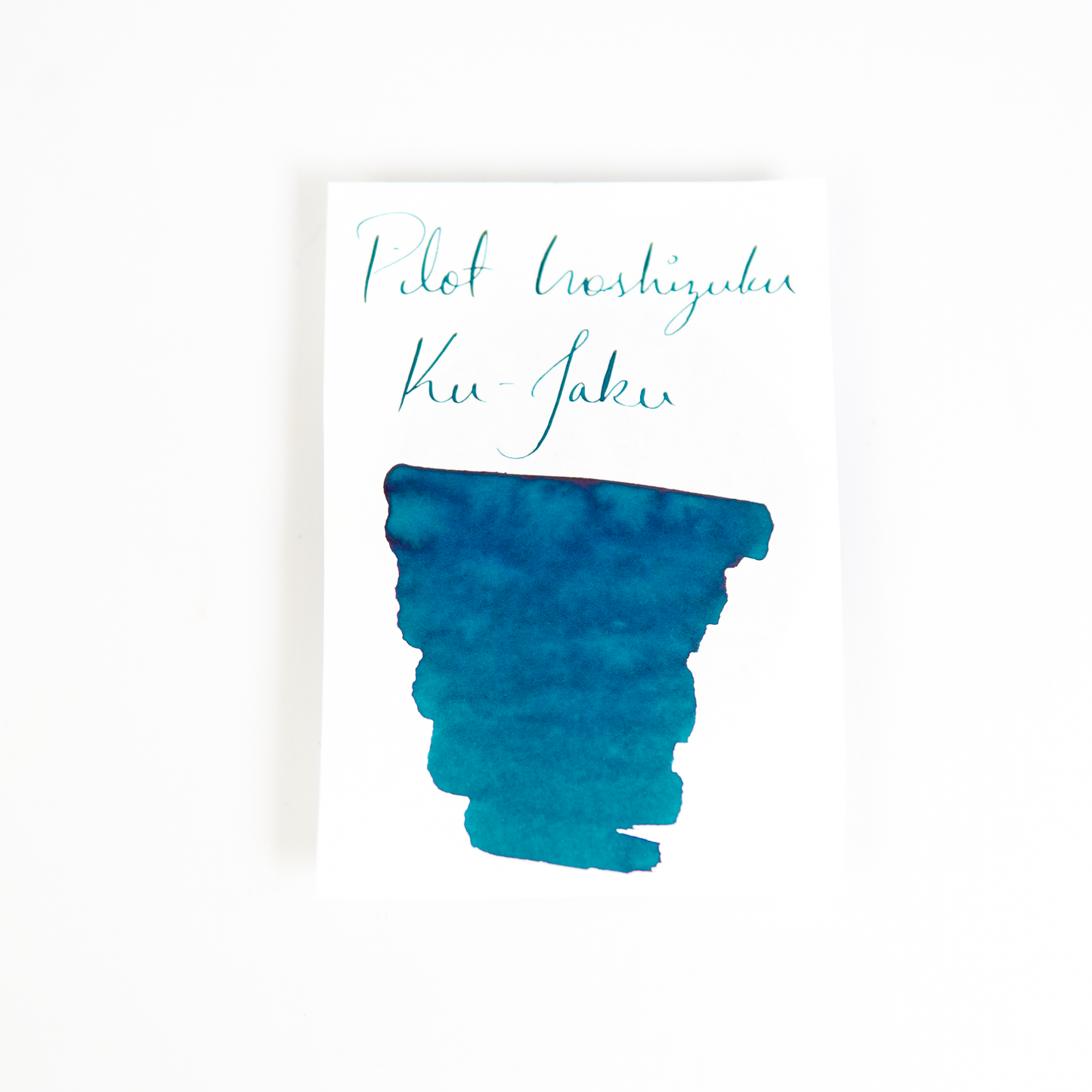 Pilot Iroshizuku Bottled Ink - Ku-Jaku Peacock (50ml)
