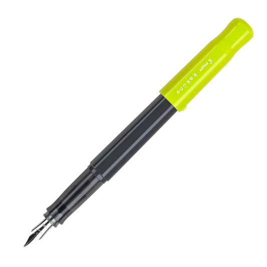 Pilot Kaküno Fountain Pen - Lime and Grey (Medium)