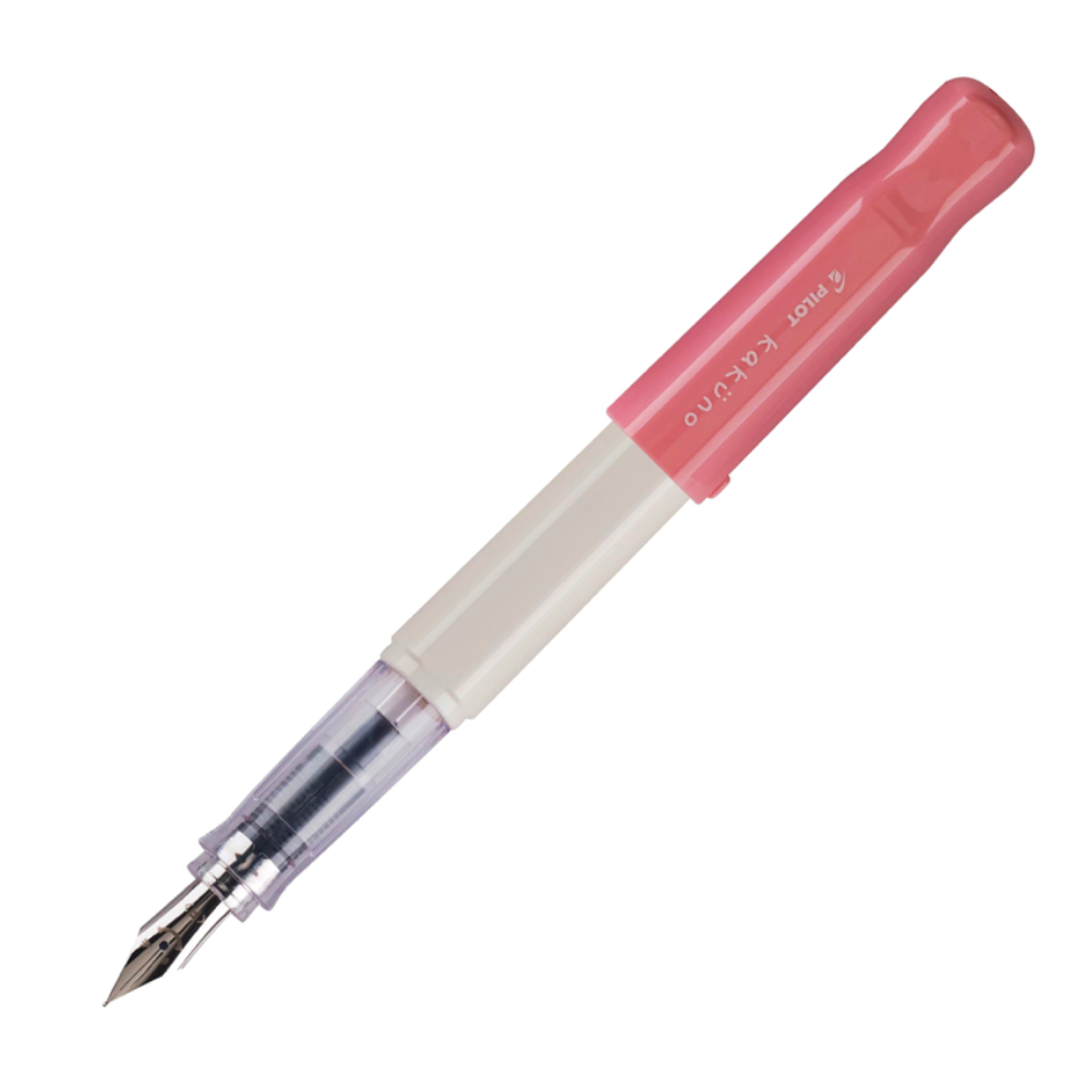 Pilot Kaküno Fountain Pen - Pink and White (Fine)