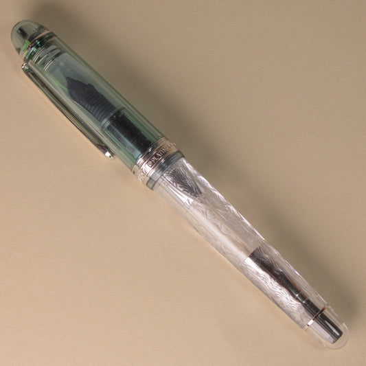 Pre-Owned Platinum #3776 Century - Fuji Unkei - Kinu Gumo Fountain Pen - Medium