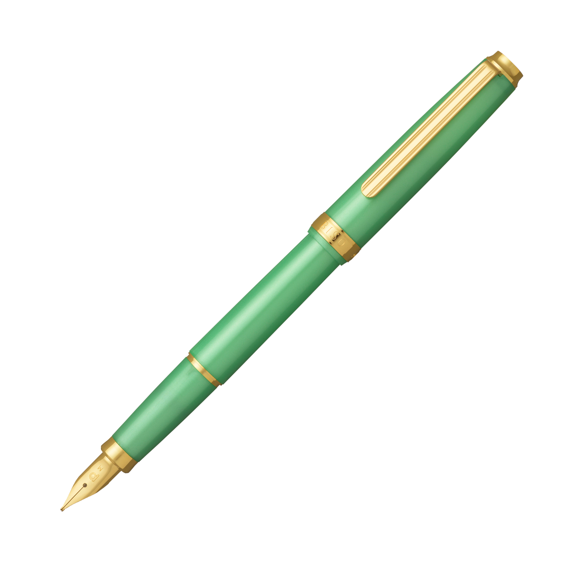 Platinum Biso Fountain Pen - Sparkle Mint Green (Limited Edition ...