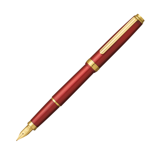 Platinum Biso Fountain Pen - Flame Red (Limited Edition)
