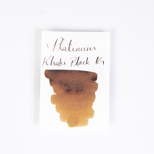 Platinum Classic Khaki Black (60ml) Bottled Ink