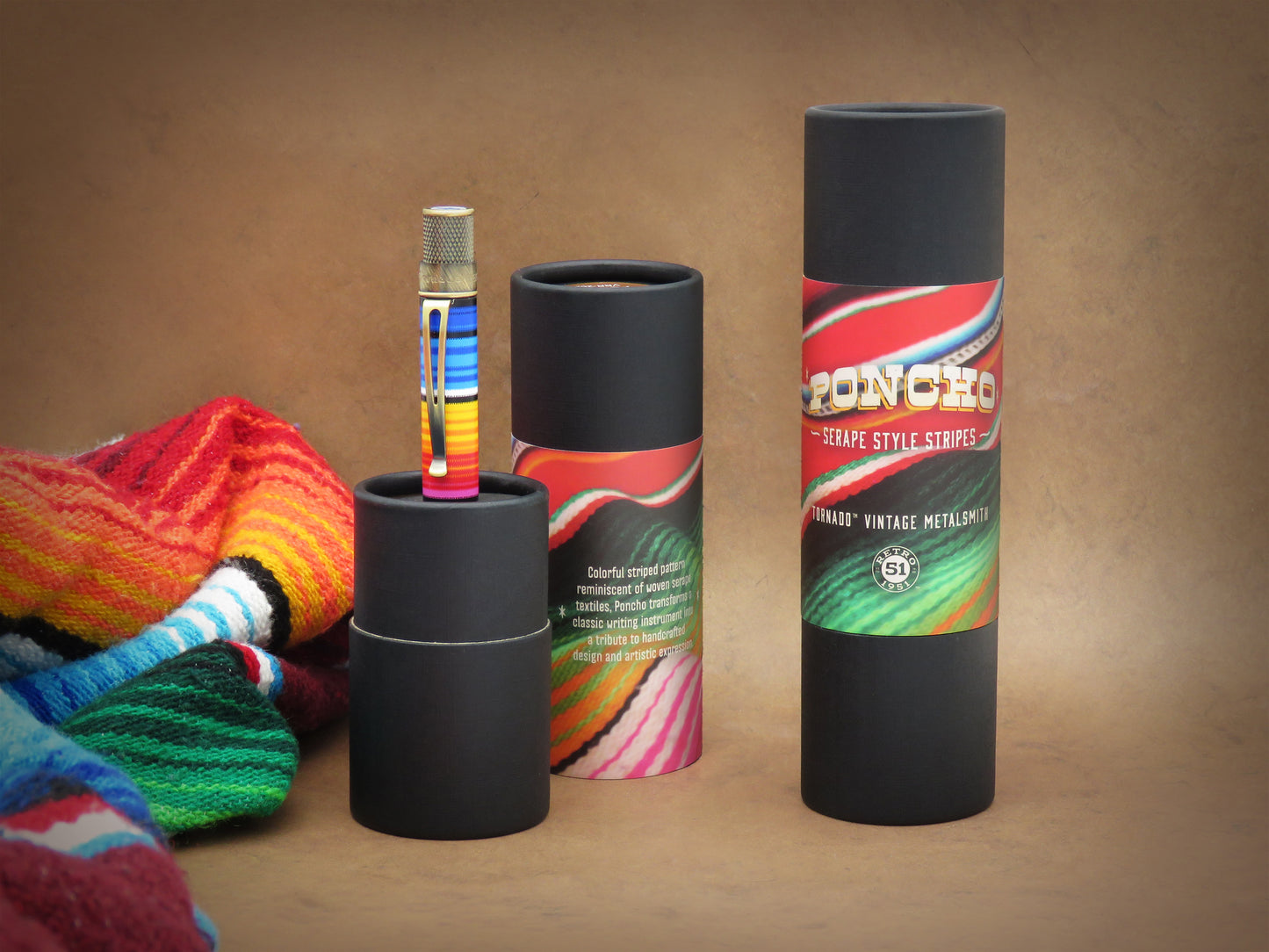 Retro 51 Tornado Rollerball - Poncho (Vintage Metalsmith)