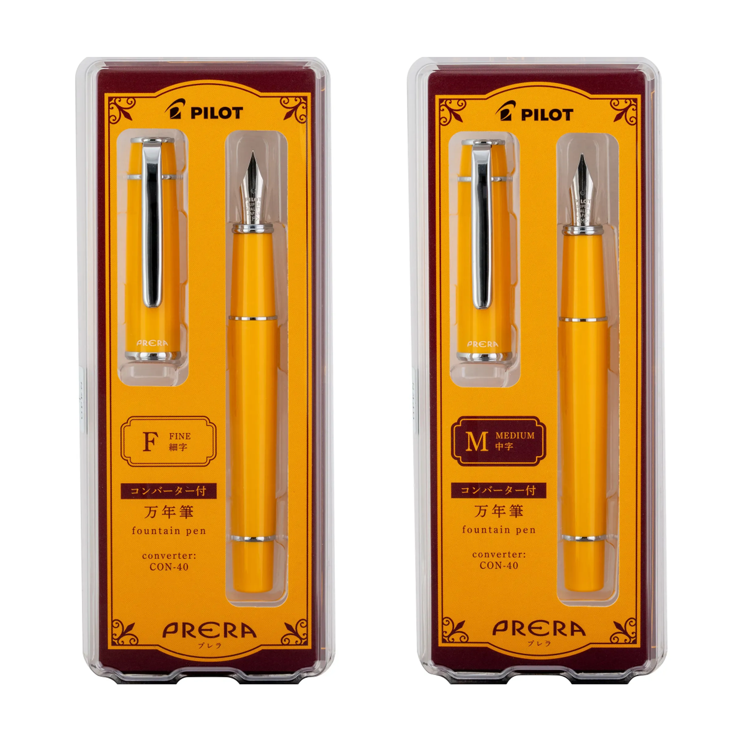 Pilot Prera Fountain Pen - Honey Yellow