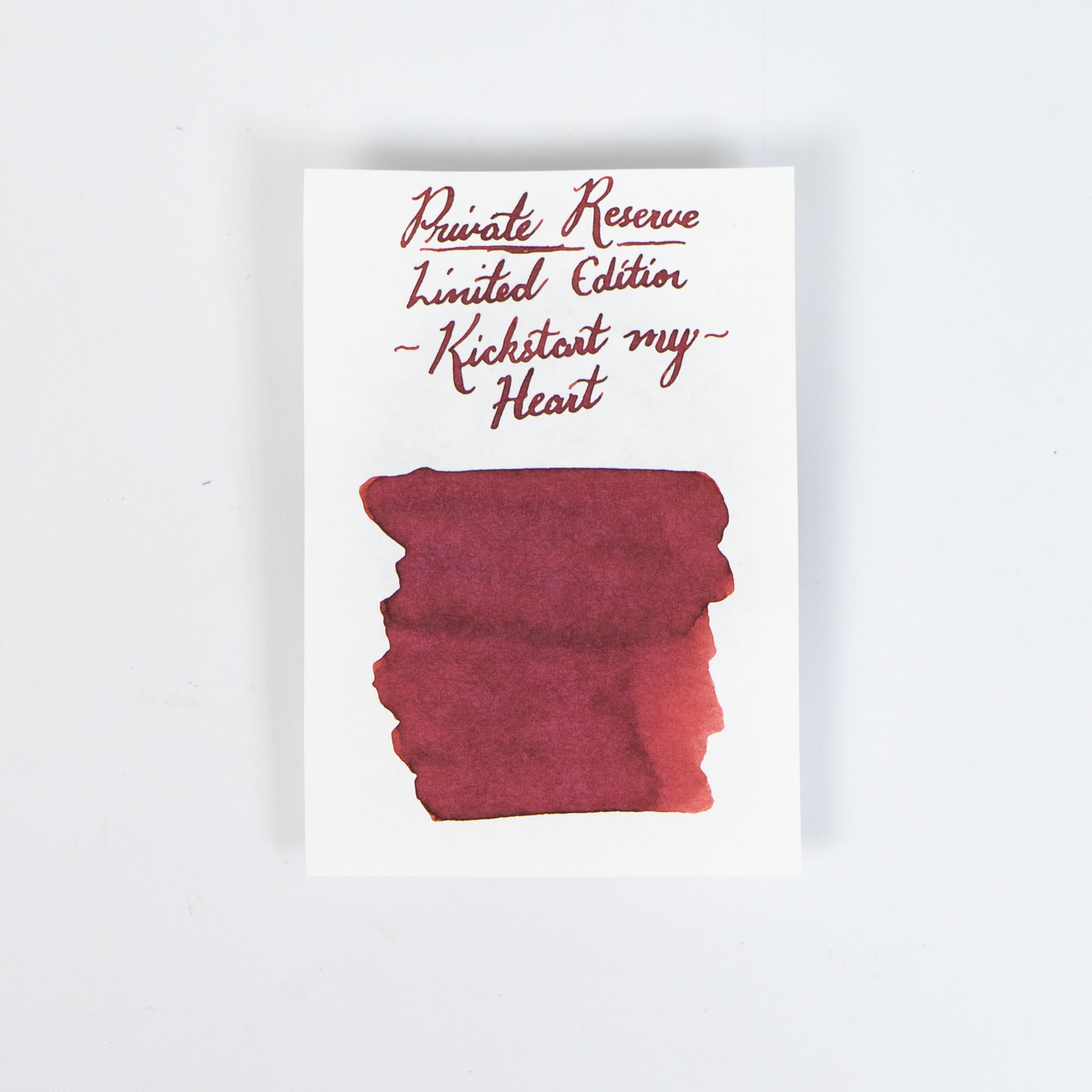Private Reserve Kick Start my Heart Red (60ml) Bottled Ink (Limited Edition)