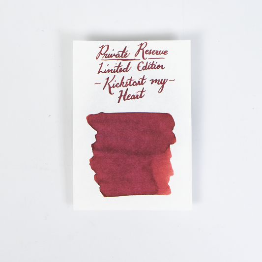 Private Reserve Kick Start my Heart Red (60ml) Bottled Ink (Limited Edition)