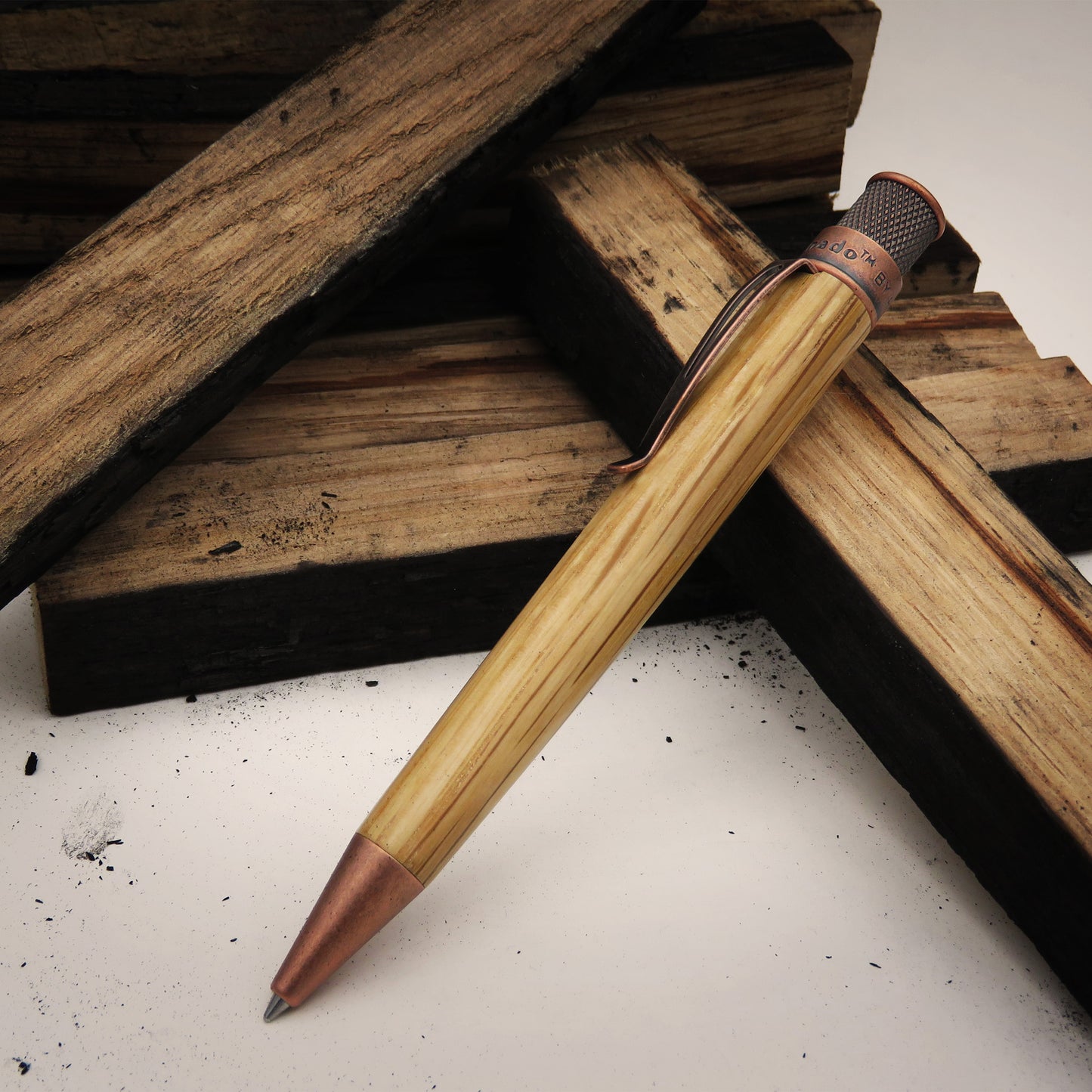 Retro 51 Tornado Rollerball - Bourbon Barrel (Woodworks)