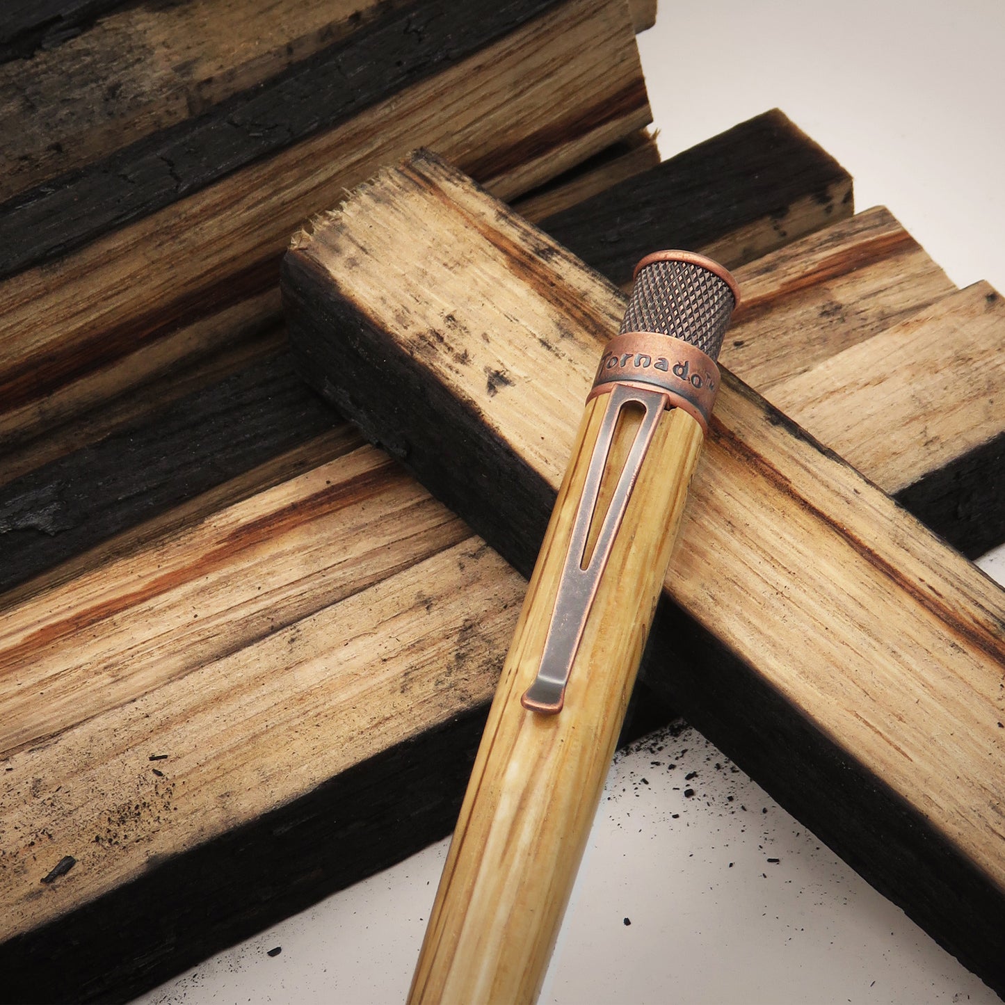 Retro 51 Tornado Rollerball - Bourbon Barrel (Woodworks)