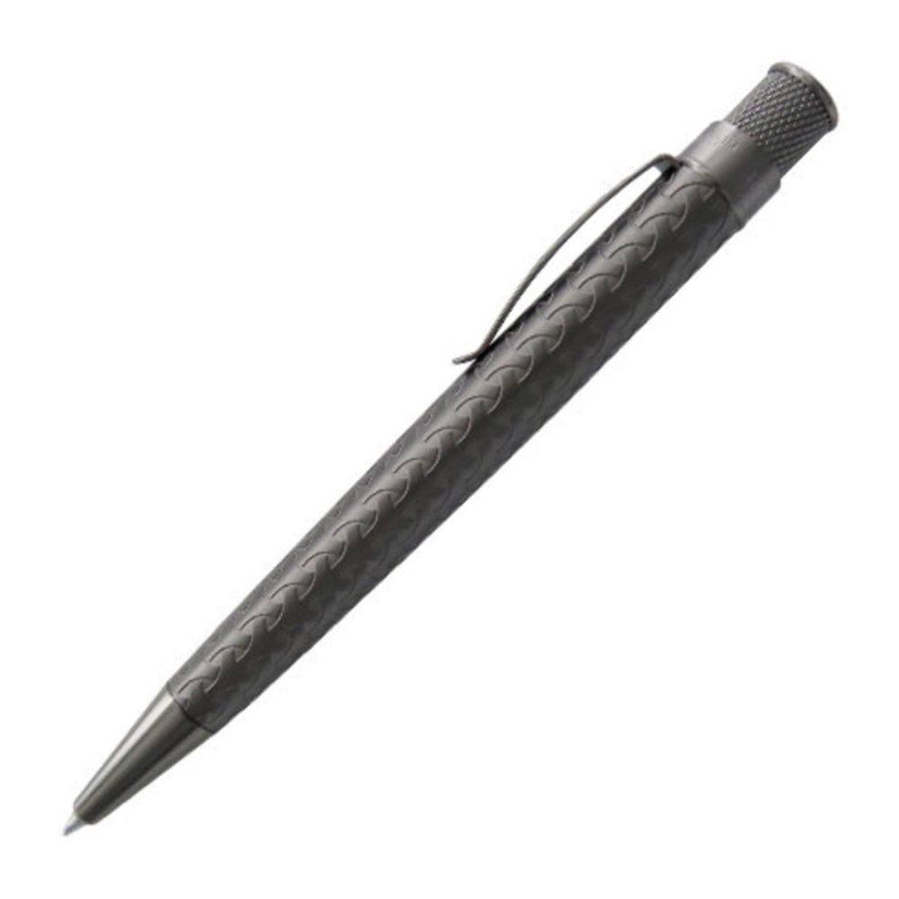 Retro 51 Collection Tornado Tread Rollerball Flint (Black Nickel)