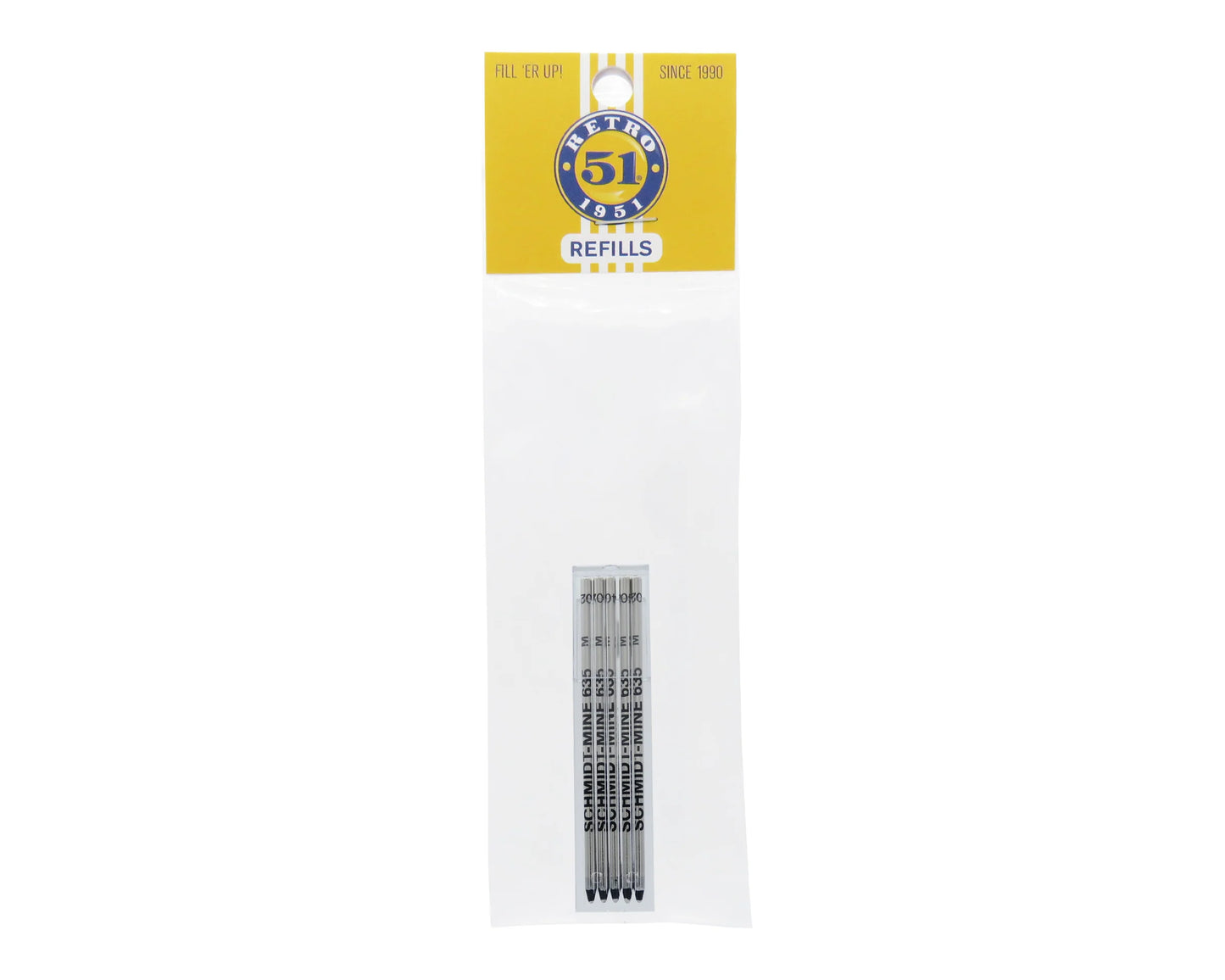 Retro 51 Elite Tornado™ Mini D1 Ballpoint Refill  - Black (5ea)