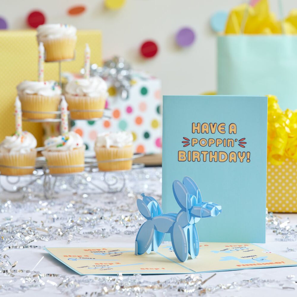 Lovepop Pop-Up Card - Birthday Balloon Animal