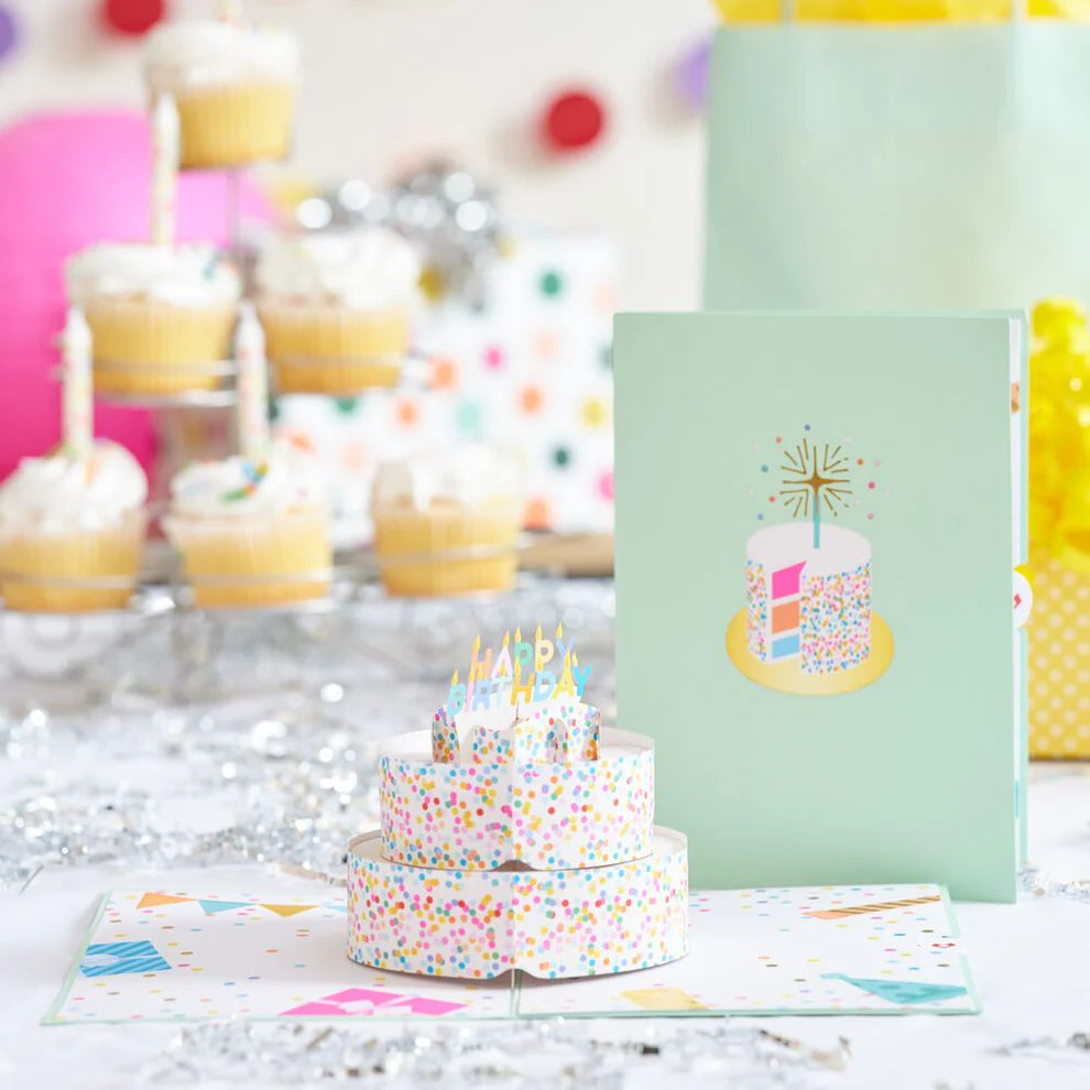 Lovepop Pop-Card - Sprinkles Birthday Cake