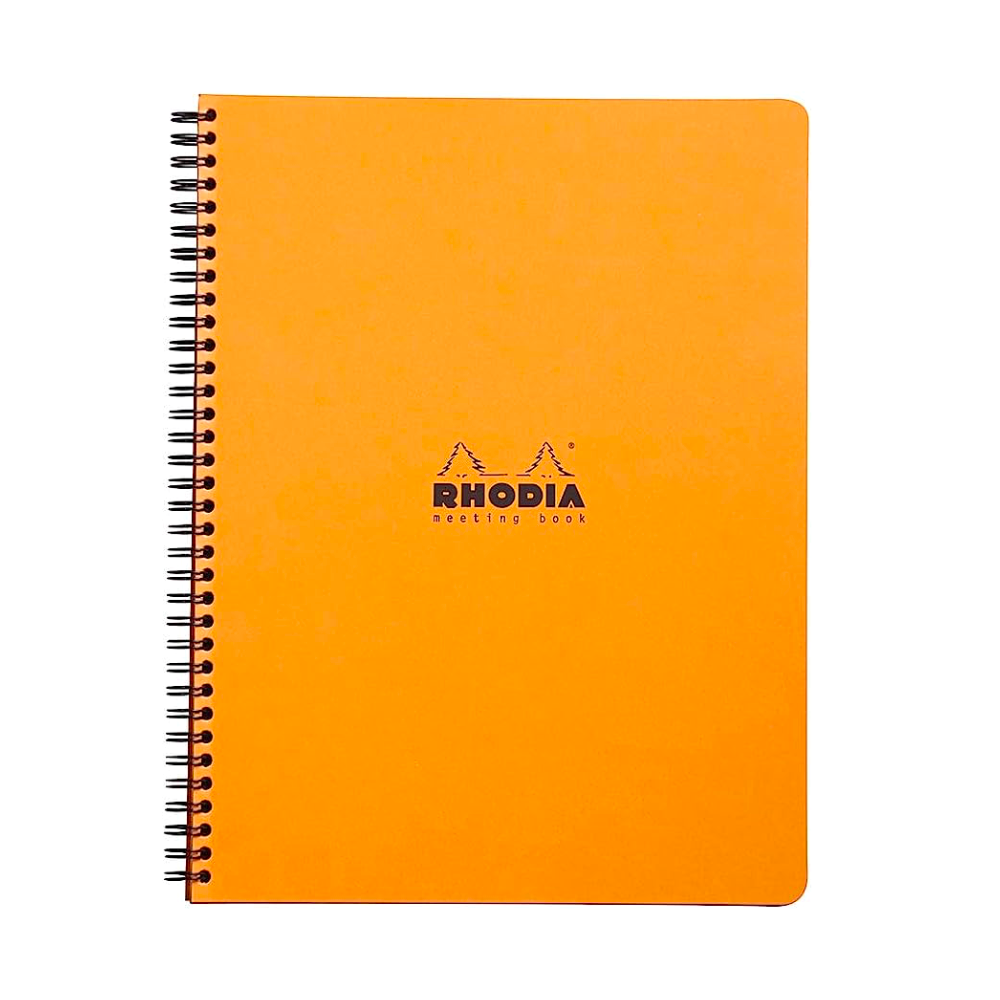 Rhodia Meeting Wirebound Book (A5) - Orange