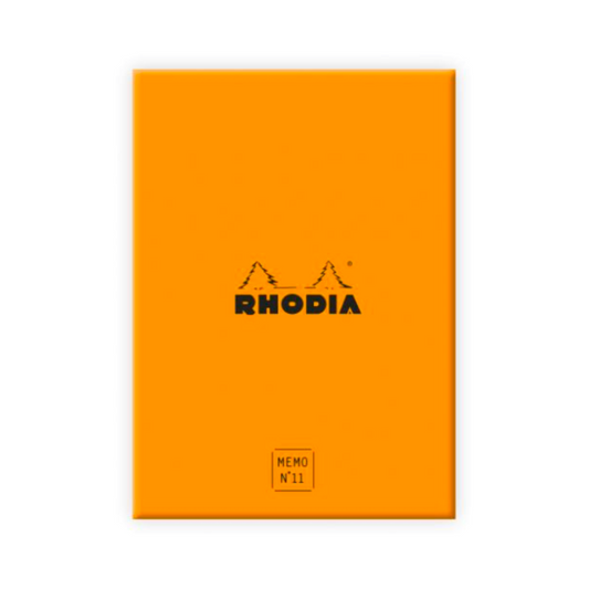 Rhodia Memo Pad #11 with Refillable Box (3 3/8 x 4 1/2") - Graph