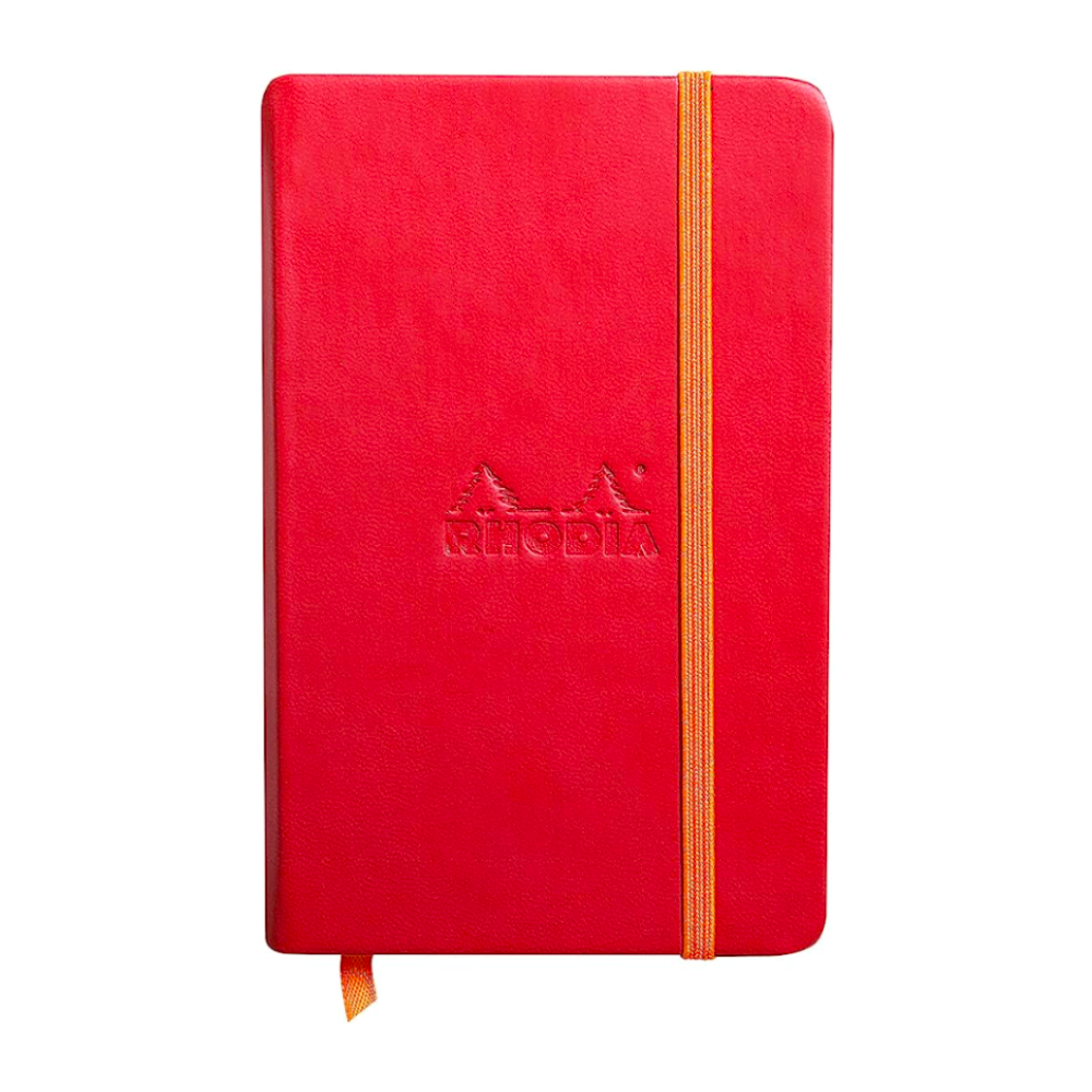 Rhodia Rhodiarama Webnotebook A5 Lined Hardcover - Poppy