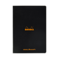 Rhodia Side Staplebound A5 Dot Grid Notebook - Black