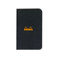 Rhodia Side-Stapled Graph Notebook A7 - Black