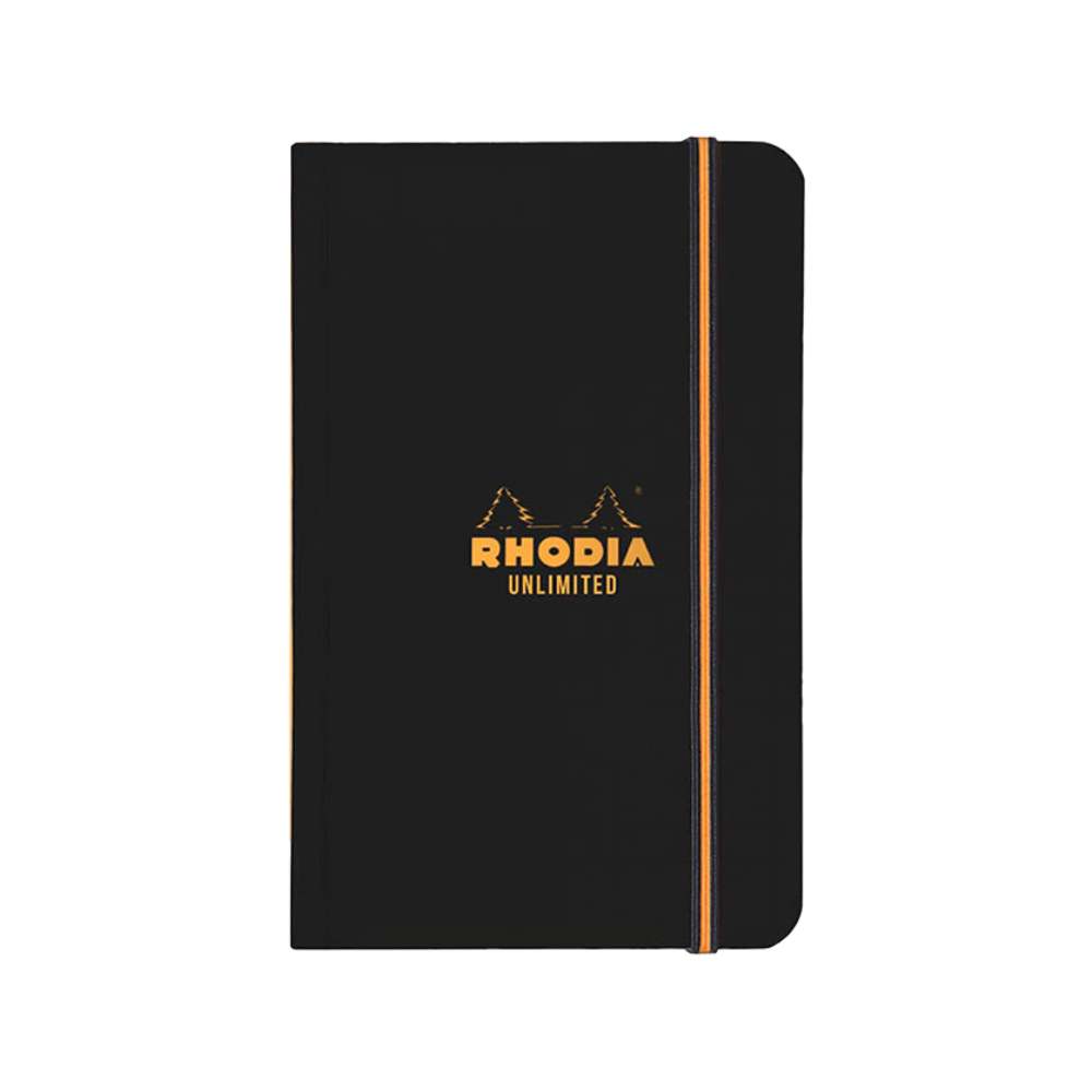 Rhodia Unlimited Lined Notebook (3.5 x 5.5) - Black
