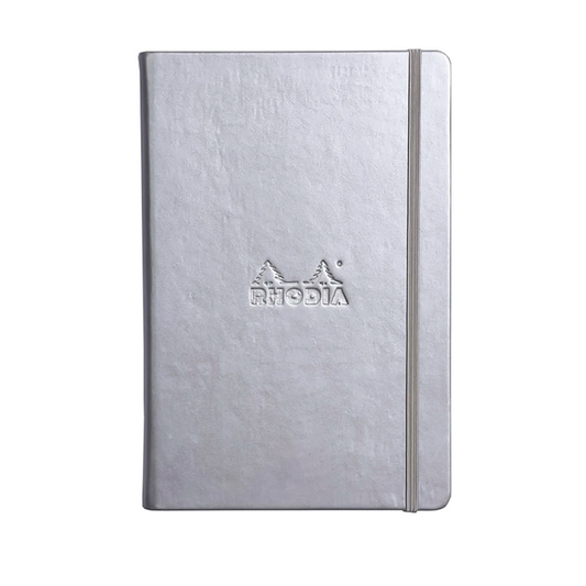 Rhodia Webnotebook (A6) Lined - Silver
