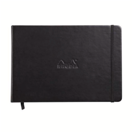 Rhodia Webnotebook Landscape (A5) Blank - Black